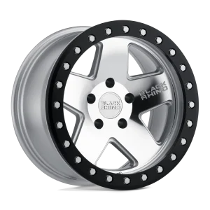 Black Rhino – CRAWLER – Silver – 17″x8.5″ 0mm – Summer Wheels – 1785CRL006135S87